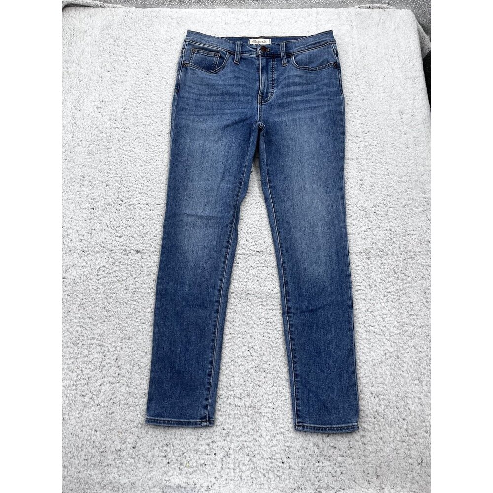 Madewell Jeans Womens 29 9" Mid-Rise Skinny Blue Medium Wash - Picture 2 of 10